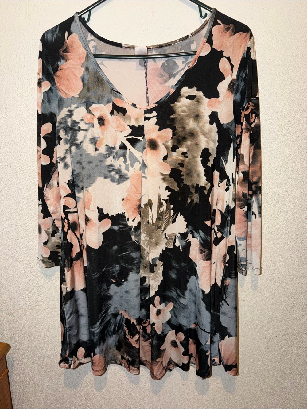 Rouge! Floral Sheer Top in Black, Pink, Cream